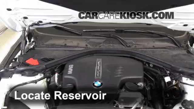 2014 BMW 320i 2.0L 4 Cyl. Turbo Windshield Washer Fluid Add Fluid